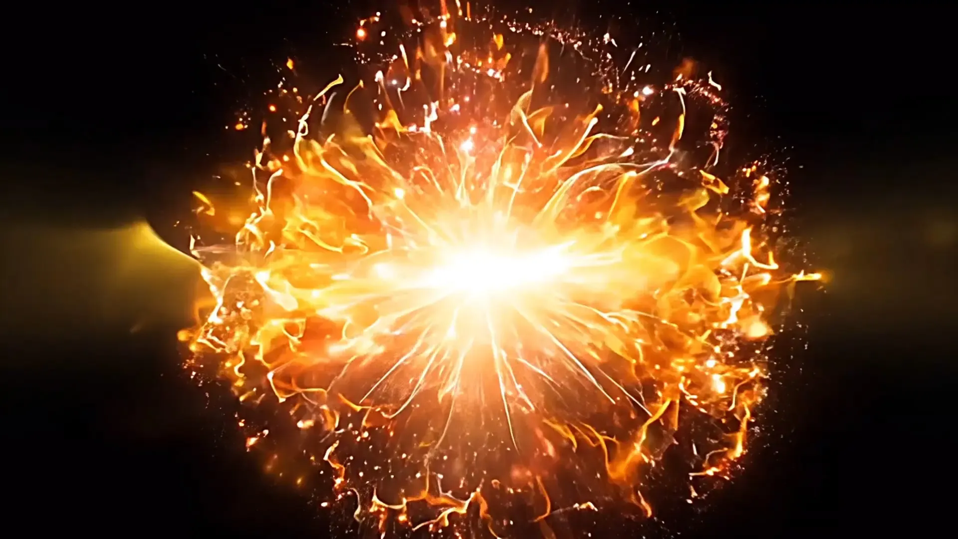 Explosive Fireball Overlay for Action Logo Animation